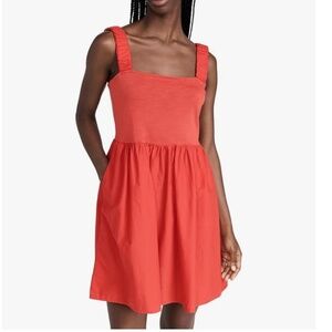 NWT Anthropologie / Nation LTD Harlyn Babydoll Red Mini Dress SIZE S